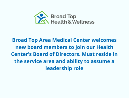 Members of the Broad Top Area Medical Center Board of Directors